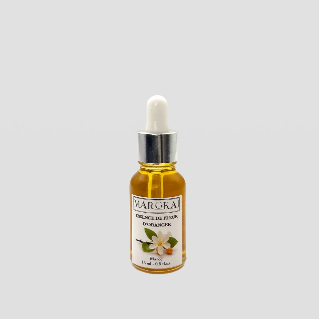 Essence Florale de Fleur d’Oranger 15ml | Naturelle & Végan pour Visage, Cheveux & Relaxation