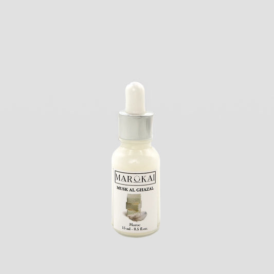 Musc El Ghazal Liquide 15ml | Parfum Traditionnel Oriental Longue Tenue