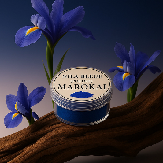 Poudre de Nila Bleu 15g | Éclat Naturel & Éclaircissant Doux pour Peau et Visage