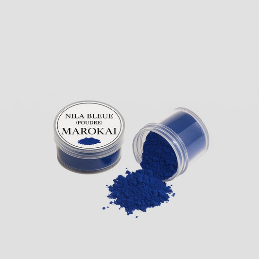 Poudre de Nila Bleu 15g | Éclat Naturel & Éclaircissant Doux pour Peau et Visage
