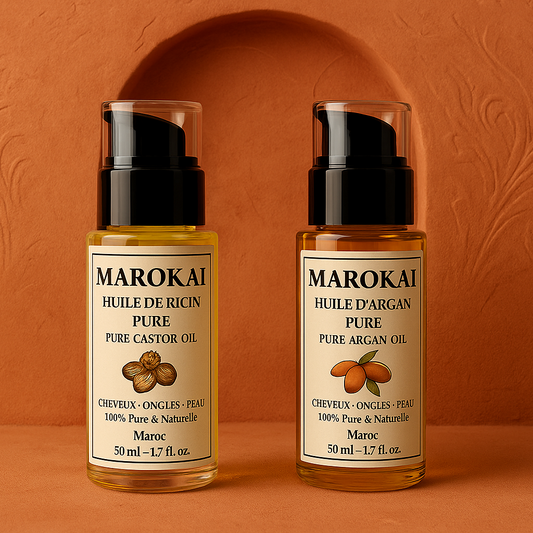Pack pousse des cils – Huile de Ricin & Huile d’Argan