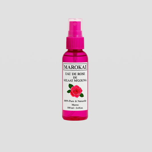 Eau Florale de Rose de Damas 100ml | 100% Naturelle pour Visage, Cheveux & Peau Éclatante