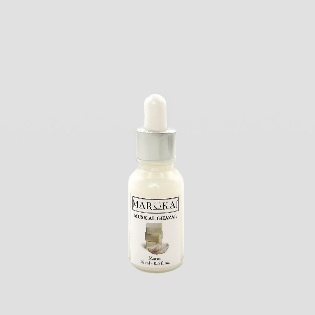 Musc El Ghazal Liquide 15ml | Parfum Traditionnel Oriental Longue Tenue