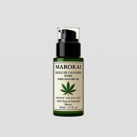 Huile de Cannabis 50ml | 100% Pure, Naturelle & Végan pour Peau